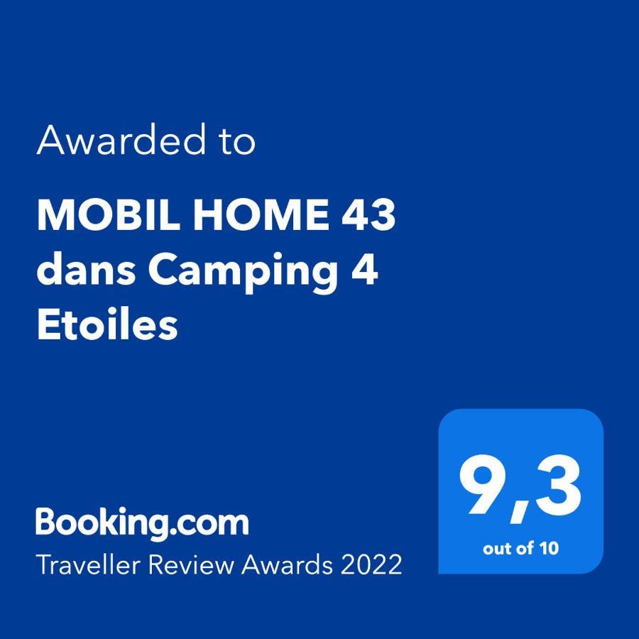 Mobil Home 43 Dans Camping 4 Etoiles Gastes Exterior foto